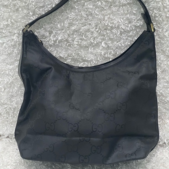 GUCCI GG Nylon Hobo Bag - Picture 1 of 13
